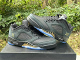 Authentic Air Jordan 5 Low GS Black/Gold