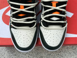 Authentic Nike Dunk Low Green/White/Black/Orange