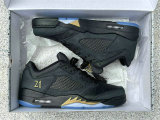 Authentic Air Jordan 5 Low GS Black/Gold