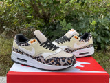Authentic Nike Air Max 1 Black/Leopard Print/White