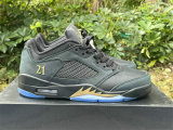 Authentic Air Jordan 5 Low GS Black/Gold