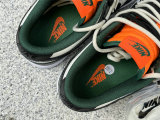 Authentic Nike Dunk Low Green/White/Black/Orange