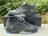 Authentic Air Jordan 5 Low GS Black/Gold