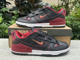 Authentic Nike Dunk Low Disrupt 2 Black/Team Red/Canyon Rust