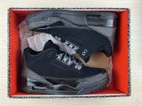 Authentic Air Jordan 3 Retro Black/Noir