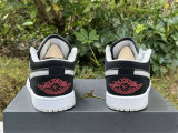 Authentic Air Jordan 1 Low Grey/Black/White