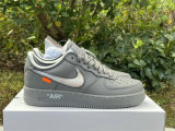 Authentic OFF White x Nike Air Force 1 Low Grey