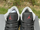 Authentic Air Jordan 1 Low Grey/Black/White