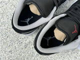 Authentic Air Jordan 1 Low Grey/Black/White