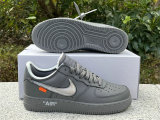 Authentic OFF White x Nike Air Force 1 Low Grey