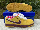 Authentic Nike Dunk Low Yellow Ochre/Terra Brown