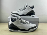 Authentic Air Jordan 3 GS White/Midnight Navy