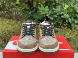 Authentic Nike Dunk Low CO.JP Black/Ale Brown/University Red