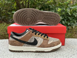 Authentic Nike Dunk Low CO.JP Black/Ale Brown/University Red