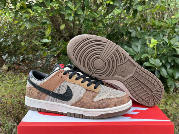 Authentic Nike Dunk Low CO.JP Black/Ale Brown/University Red