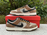 Authentic Nike Dunk Low CO.JP Black/Ale Brown/University Red