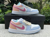 Authentic Air Jordan 1 Low Sashiko “Multi-Color”