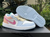 Authentic Air Jordan 1 Low Sashiko “Multi-Color”