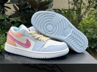 Authentic Air Jordan 1 Low GS Sashiko “Multi-Color”