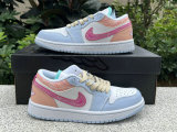 Authentic Air Jordan 1 Low Sashiko “Multi-Color”