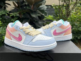 Authentic Air Jordan 1 Low Sashiko “Multi-Color”