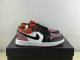 Authentic Air Jordan 1 Low White/Purple/Black