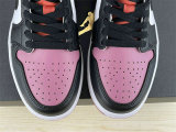 Authentic Air Jordan 1 Low White/Purple/Black