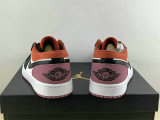 Authentic Air Jordan 1 Low White/Purple/Black
