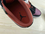 Authentic Air Jordan 1 Low White/Purple/Black