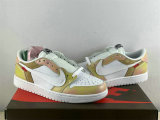 Authentic Air Jordan 1 Low White/Pink