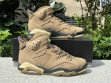 Authentic Air Jordan 6 WMNS Gore-Tex “Brown Kelp”
