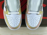 Authentic Air Jordan 1 Low GS White/Pink