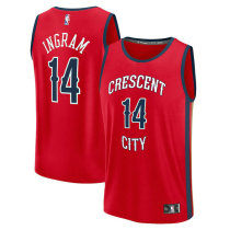 Men's New Orleans Pelicans Brandon Ingram Fanatics Branded Red Fast Break Replica Jersey - Statement Edition Men's New Orleans Pelicans Brandon Ingram Fanatics Branded Red Fast Break Replica Jersey - Statement Edition