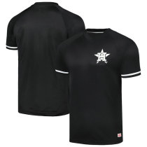 Men's Houston Astros Stitches Black Raglan V-Neck Jersey Men's Houston Astros Stitches Black Raglan V-Neck Jersey