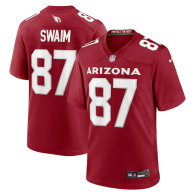 Men's Arizona Cardinals Geoff Swaim Nike Cardinal Team Game Jersey