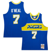 Men's Indiana Pacers Jermaine O'Neal Mitchell & Ness Royal Hardwood Classics Swingman Jersey