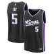 Men's Sacramento Kings De'Aaron Fox Fanatics Branded Black 2023-24 Fast Break Replica Jersey - Icon Edition