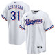 Men's Texas Rangers Max Scherzer Nike White Home Replica Player Jersey