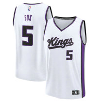 Men's Sacramento Kings De'Aaron Fox Fanatics Branded White 2023-24 Fast Break Replica Jersey - Association Edition Men's Sacramento Kings De'Aaron Fox Fanatics Branded White 2023-24 Fast Break Replica Jersey - Association Edition