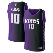 Men's Sacramento Kings Domantas Sabonis Fanatics Branded Purple 2023-24 Fast Break Replica Jersey - Statement Edition Men's Sacramento Kings Domantas Sabonis Fanatics Branded Purple 2023-24 Fast Break Replica Jersey - Statement Edition
