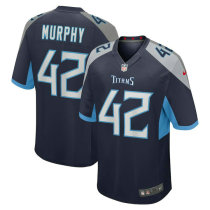 Men's Tennessee Titans Caleb Murphy Nike Navy Team Game Jersey Men's Tennessee Titans Caleb Murphy Nike Navy Team Game Jersey