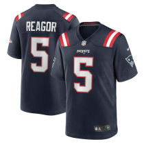 Men's New England Patriots Jalen Reagor Nike Navy Team Game Jersey Men's New England Patriots Jalen Reagor Nike Navy Team Game Jersey