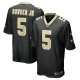 Men's New Orleans Saints Lynn Bowden Jr. Nike Black Team Game Jersey