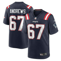 Men's New England Patriots Jake Andrews Nike Navy Team Game Jersey Men's New England Patriots Jake Andrews Nike Navy Team Game Jersey