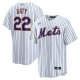 Men's New York Mets Brett Baty Nike White Replica Player Jersey