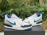 Authentic Air Jordan Legacy 312 Low Blue/White/Black