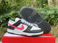 Authentic Nike Dunk Low White/Pink/Black