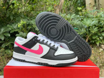 Authentic Nike Dunk Low White/Pink/Black