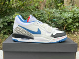 Authentic Air Jordan Legacy 312 Low Blue/White/Black