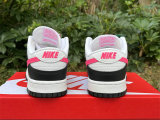 Authentic Nike Dunk Low White/Pink/Black